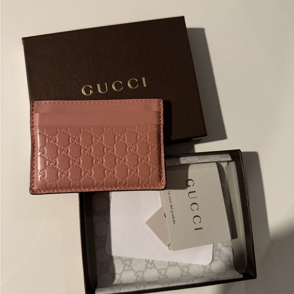 Gucci Blush Pink Card Holder